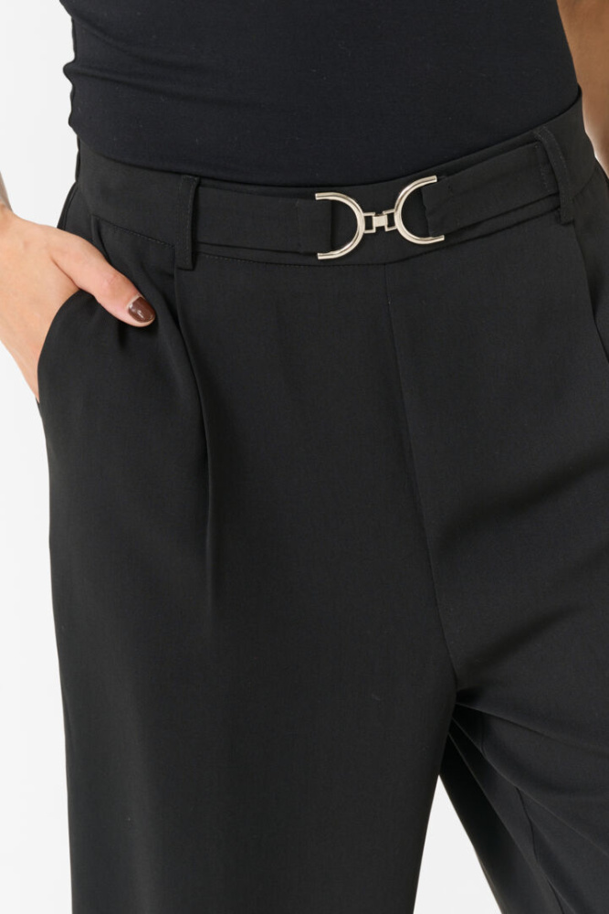 Bilde av Kaffe KAillis Cropped Pants 10510051 - Black Deep 100121