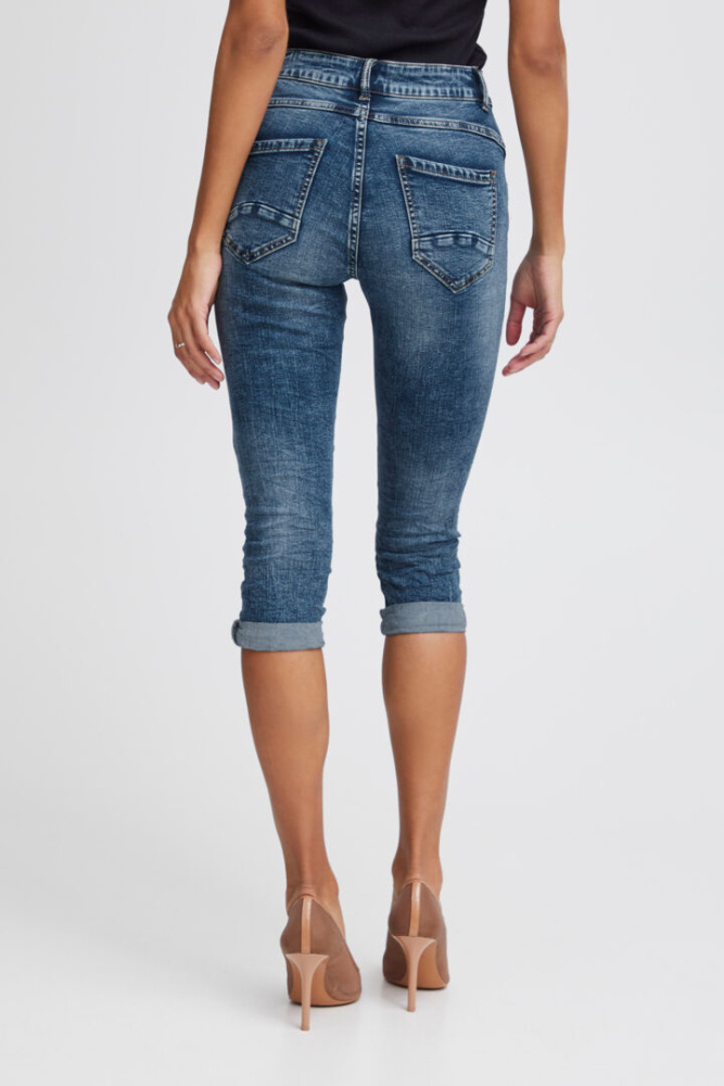 Hovedbilde BXKaily Capri Jeans 20809303 - Mid Blue 200461