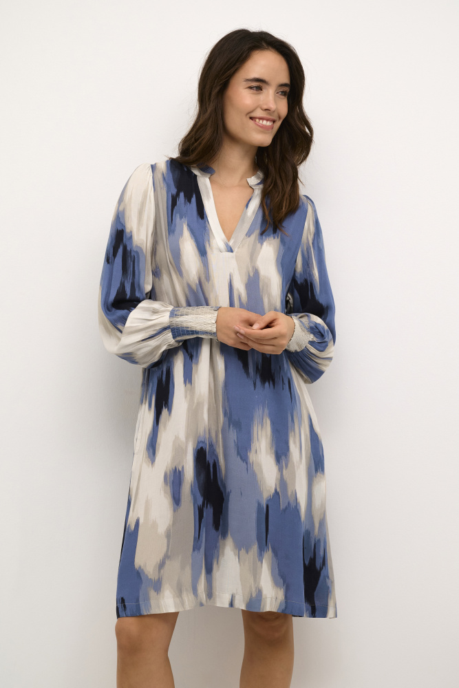 Hovedbilde KABeathe Short Dress 10508899 - Blue Abstract 106180