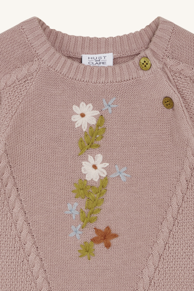 Hovedbilde H&C Dewa Knit Dress 19934149 - Dusty Rose 3366