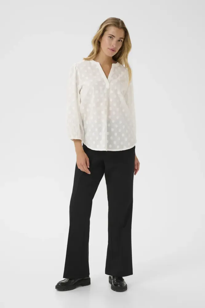 Hovedbilde Kaenya blouse 3/4 10510755 - 110602 chalk