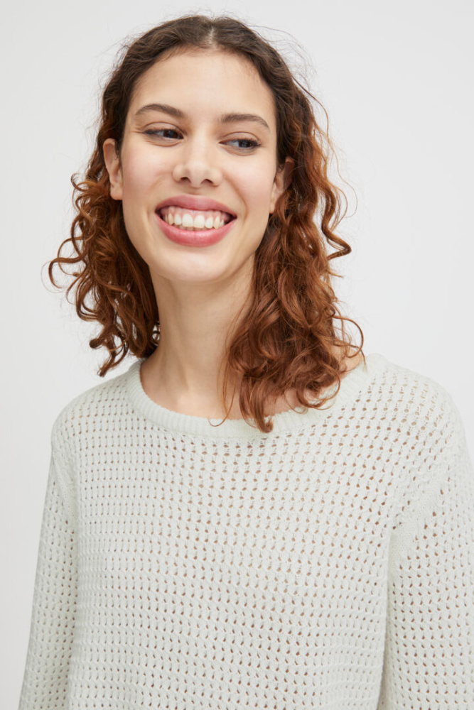Hovedbilde BYMagio Knit Jumper 20814615 - Marshmallow 114300