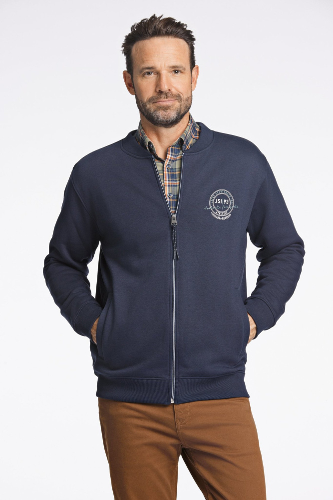 Hovedbilde Jacks Cardigan W. Baseball Collar 3-700039 - Navy