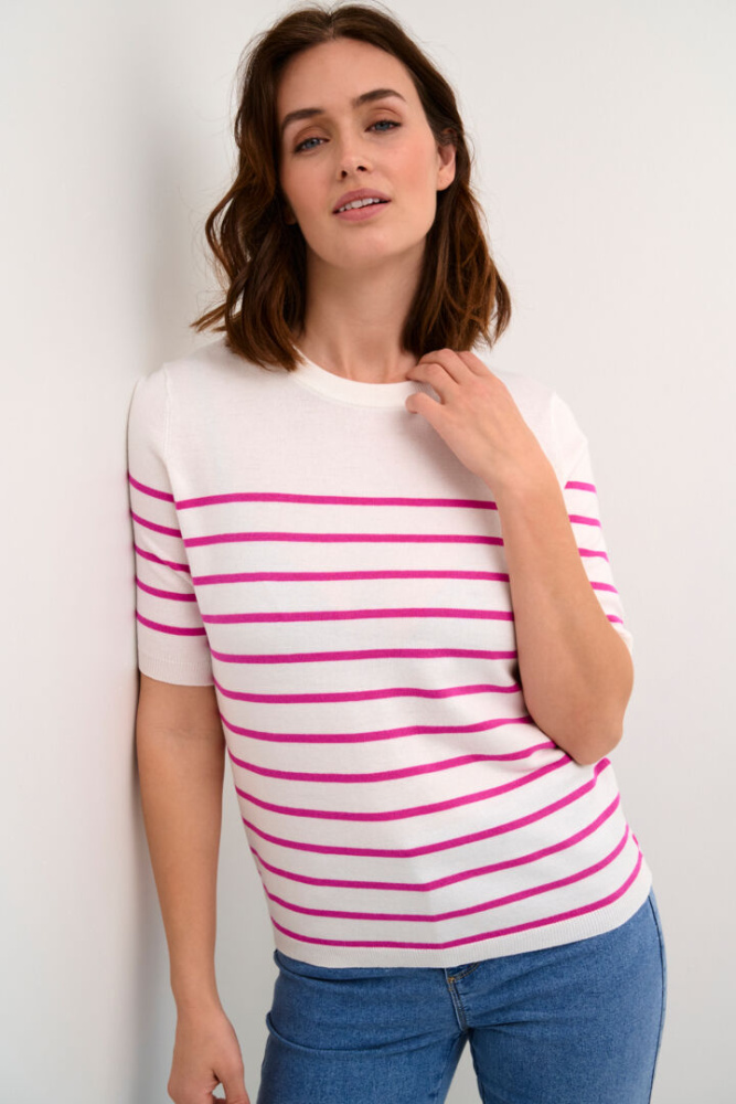 Hovedbilde KALizza O-neck Pullover 10508445 - 106265 chalk/rose