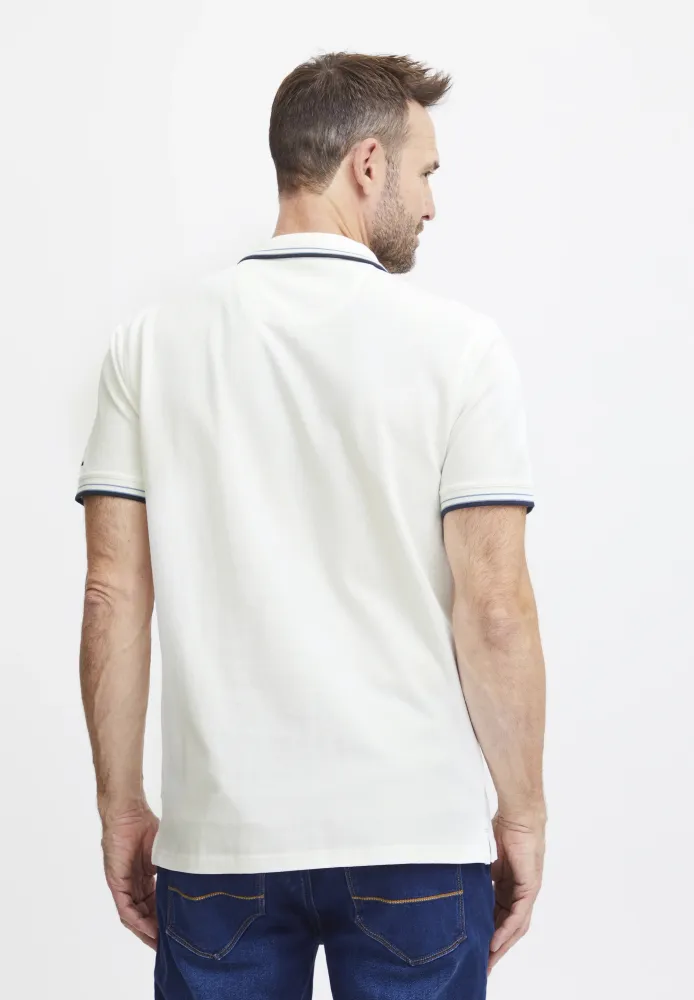 Hovedbilde FQ1924 Peter Pique Tee 21900176 - Brilliant White 114001