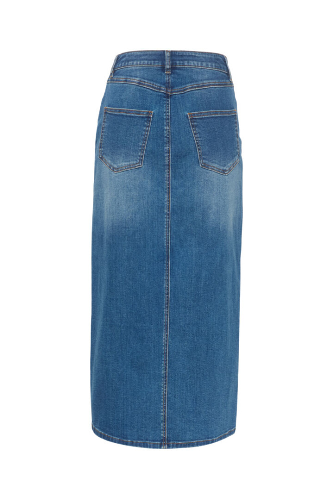 Hovedbilde KAsinem HW Denim Skirt 10508064 - Medium Blue Denim 102272