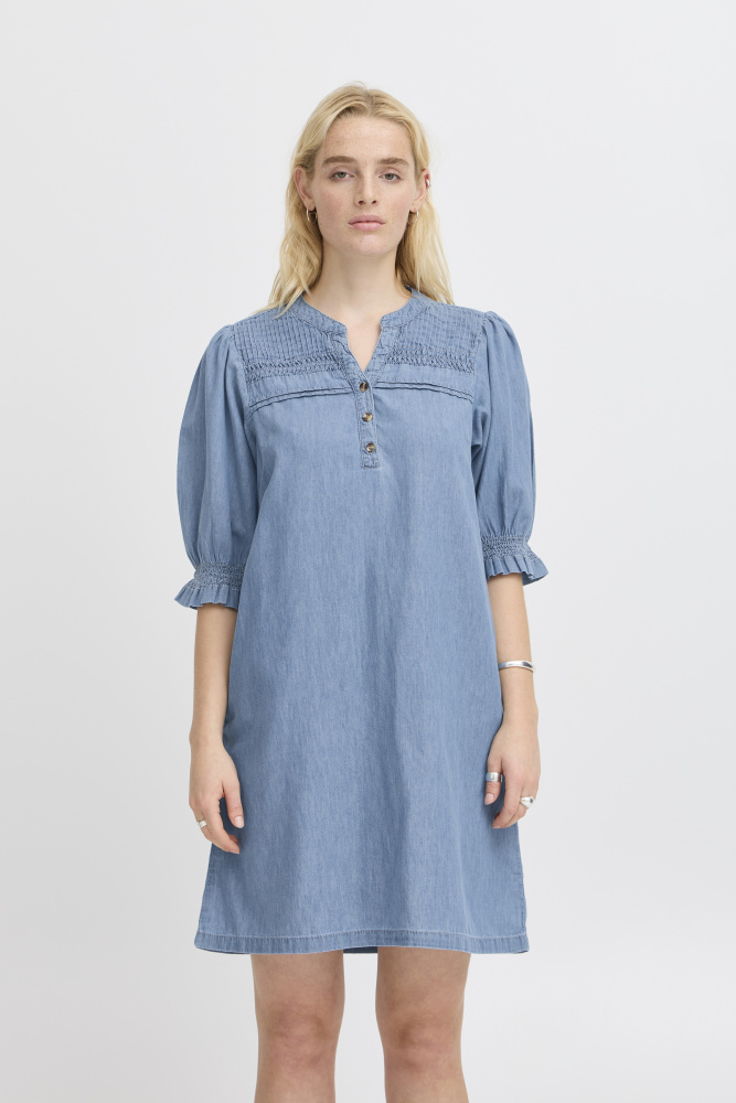 Hovedbilde IHANCEY Dress 20121053 - Blue denim 200751