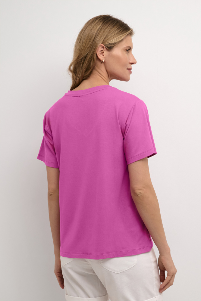 Hovedbilde KAFrida V-neck Tee 10508581 - Festival Fuchsia 192434