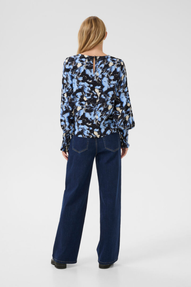 Hovedbilde KALura Blouse 10509433 - Black/Blue Graphic 106806