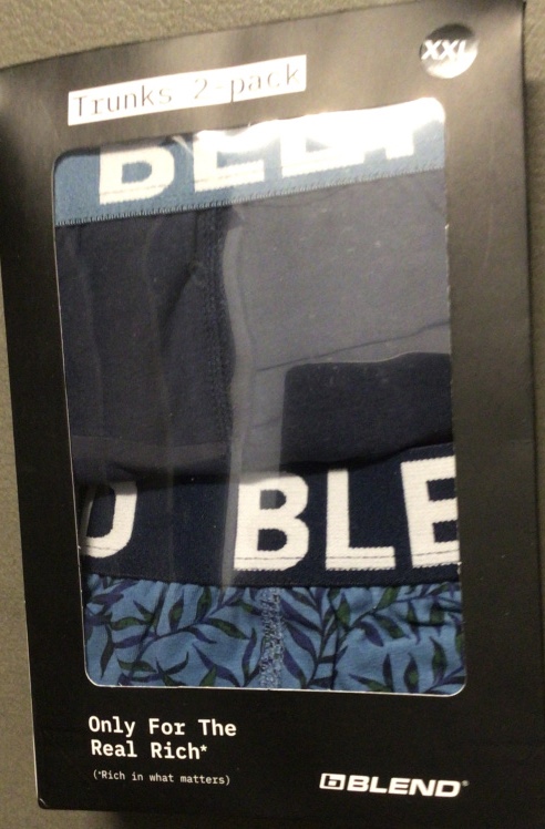 Hovedbilde Blend Trunks 2 Pk 20717500 - Blue/Black 70999