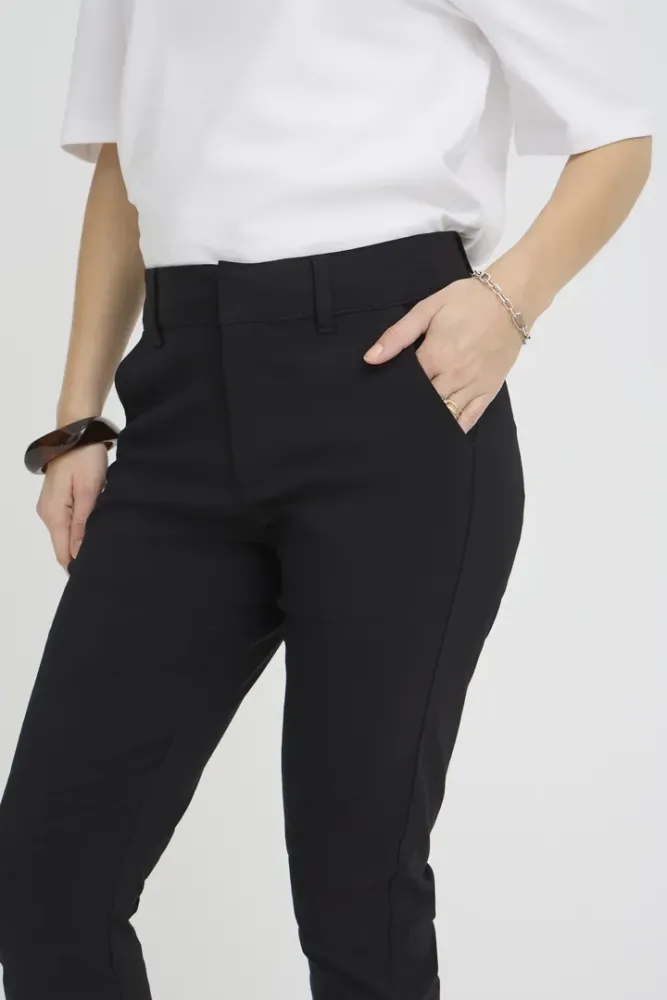 Hovedbilde BYDixi Capri Pants 20817288 - Black 200451