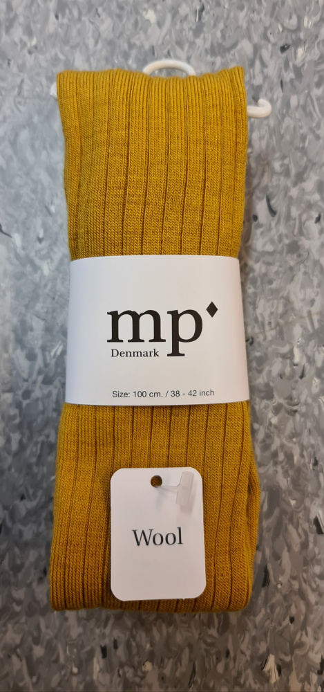 Hovedbilde MP Ullstrømpebukse - Okergul 4255 - 128