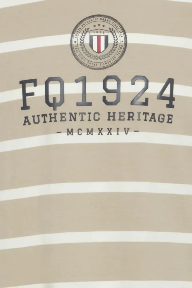 Hovedbilde FQ1924 Torry Striped Tee 21900781 - Crocery 161104