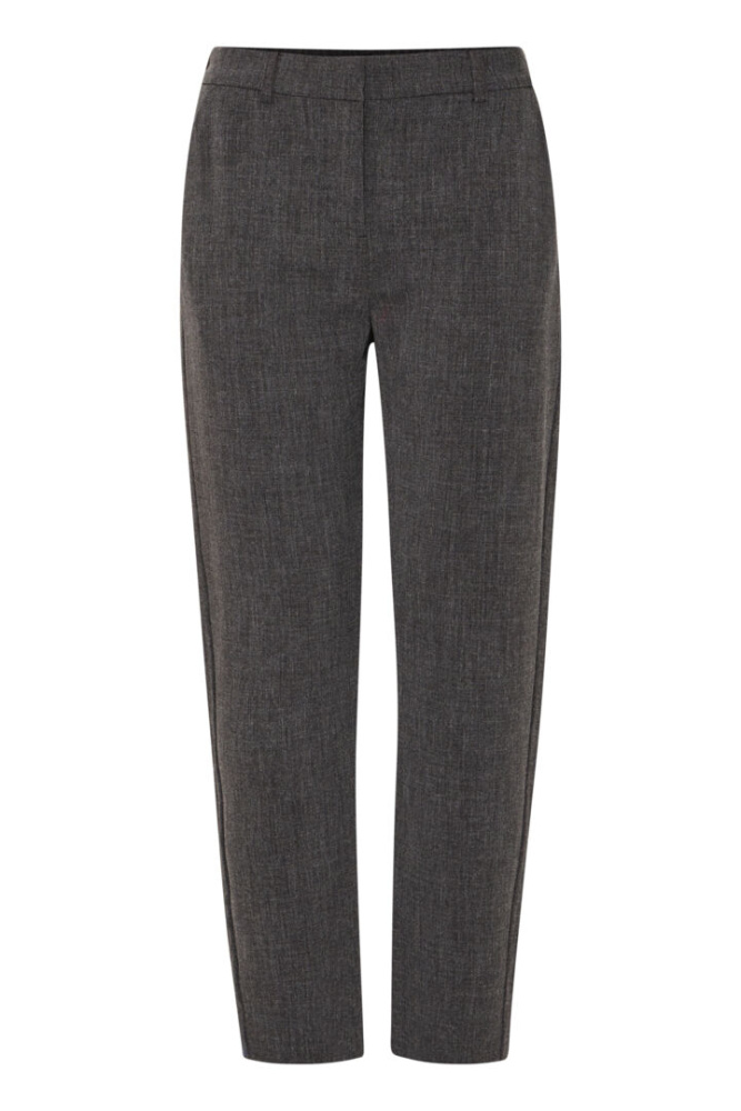 Hovedbilde BYDanta Pants Cropped 20803141 - Black Melange 200452