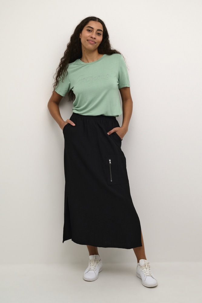 Hovedbilde KAElenor Long Skirt 10508796 - Black Deep 100121