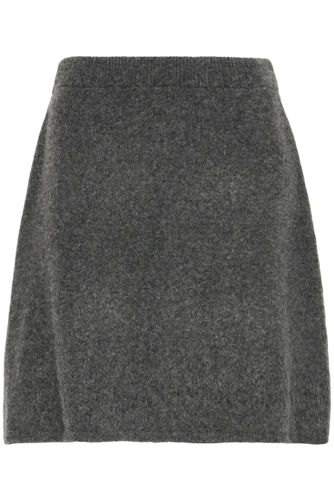 Hovedbilde BYMagge Knit Skirt 20818158 - Dark Grey 200456