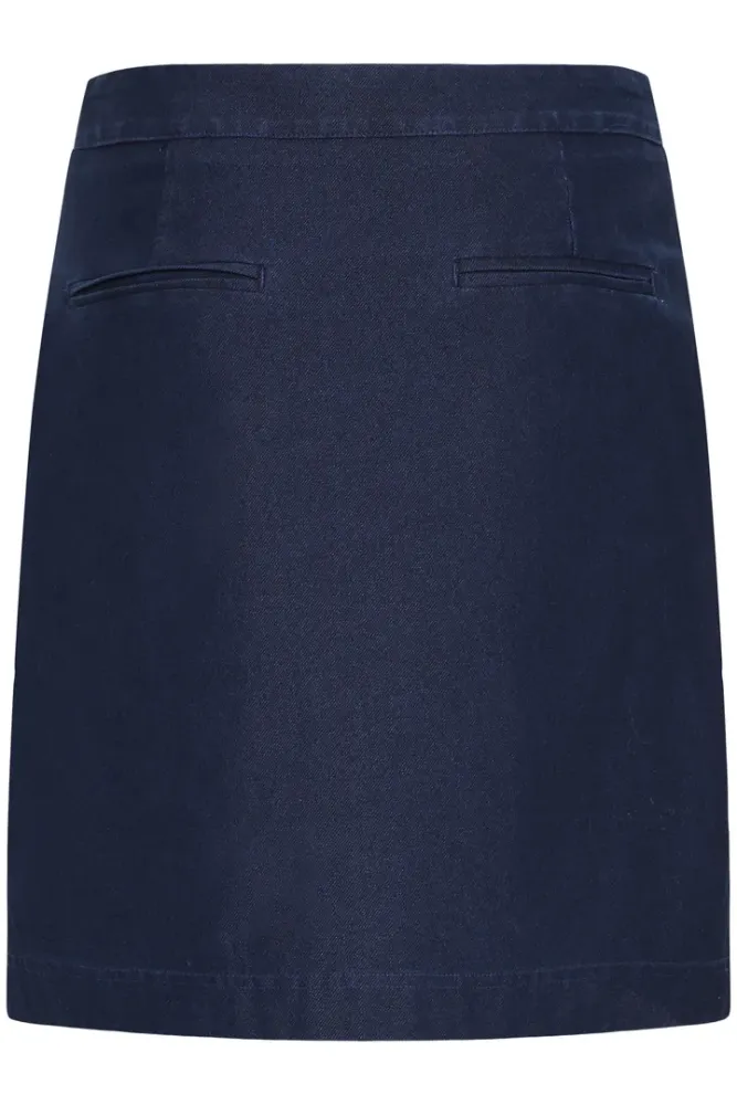Hovedbilde IHKATE Skirt 20124732 - Dark Blue Denim 900000556