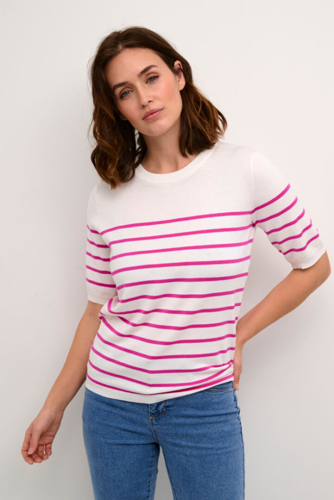 Hovedbilde KALizza O-neck Pullover 10508445 - 106265 chalk/rose