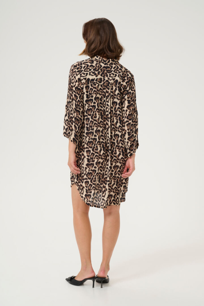Hovedbilde KAEdita Amber Shirt Dress 10506745 - Leopard Print 107281