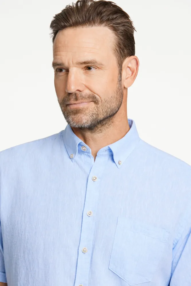 Hovedbilde JACK`S Cotton/linen Shirt 3-210075 - Sky Blue