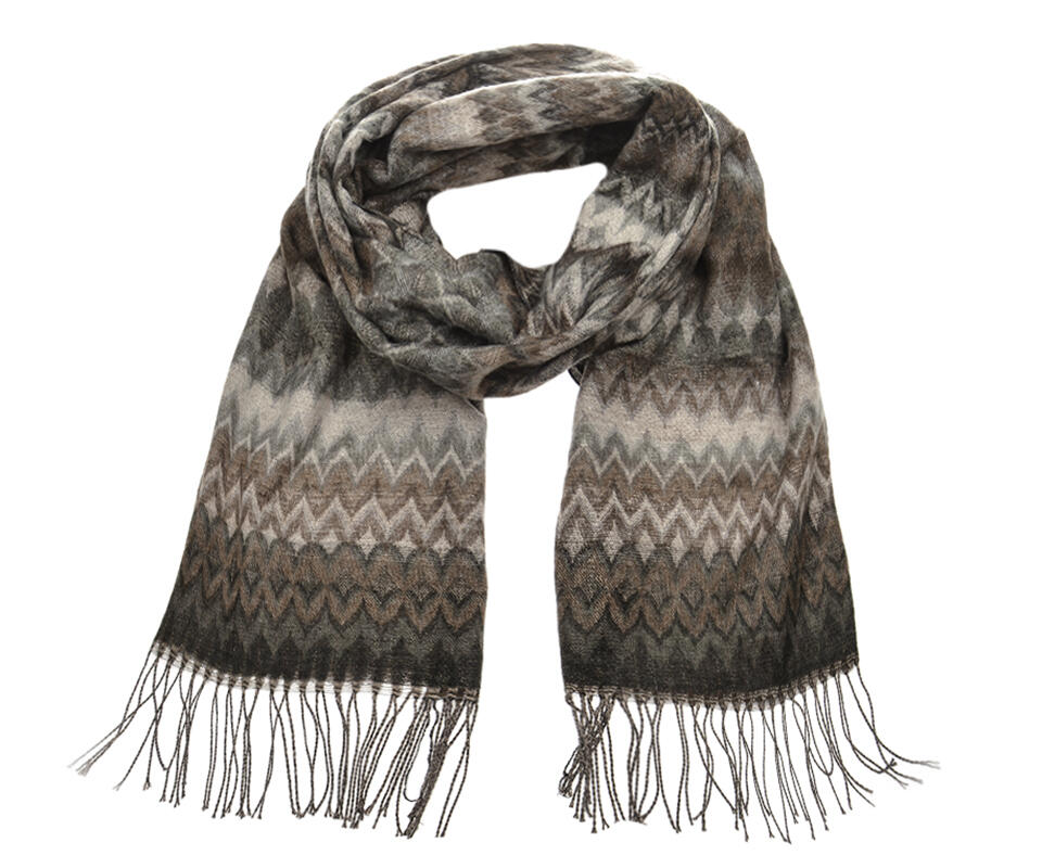 Hovedbilde Intex Zik Zak Skjerf 426915 - 65X180 Brun