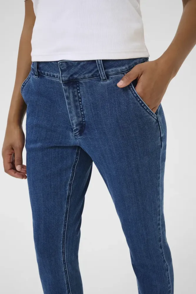Hovedbilde Kalea jeans 7/8 10509347 - 102272 medium Blue denim