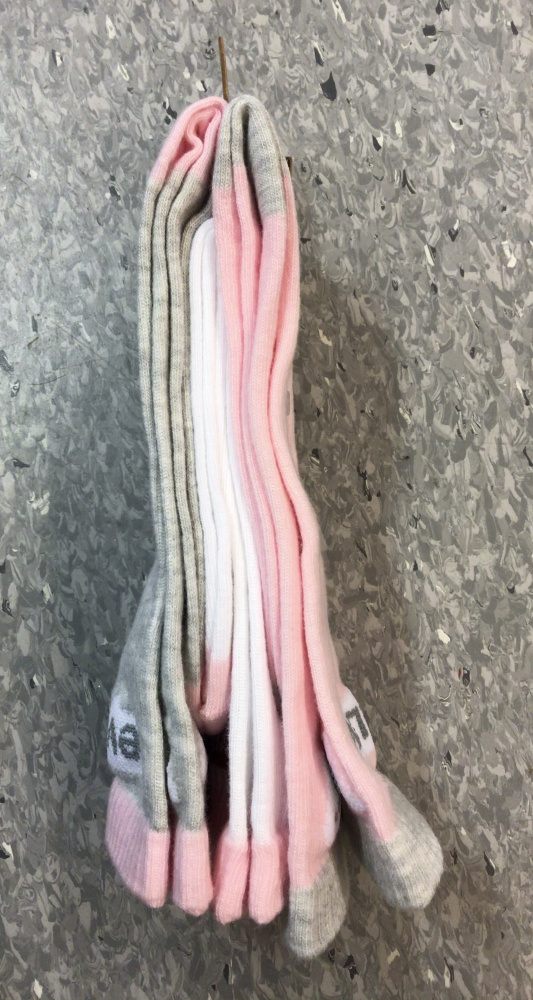 Hovedbilde LEVIS 3pk sokker høy - Rosa/Hvit/Grå XL0079-A4U