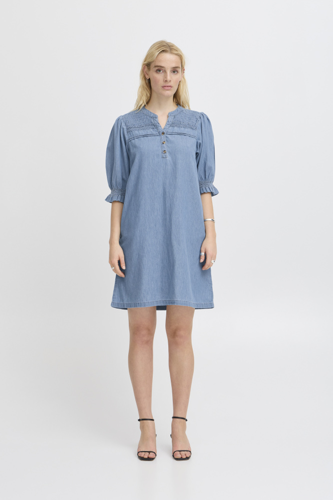 Hovedbilde IHANCEY Dress 20121053 - Blue denim 200751