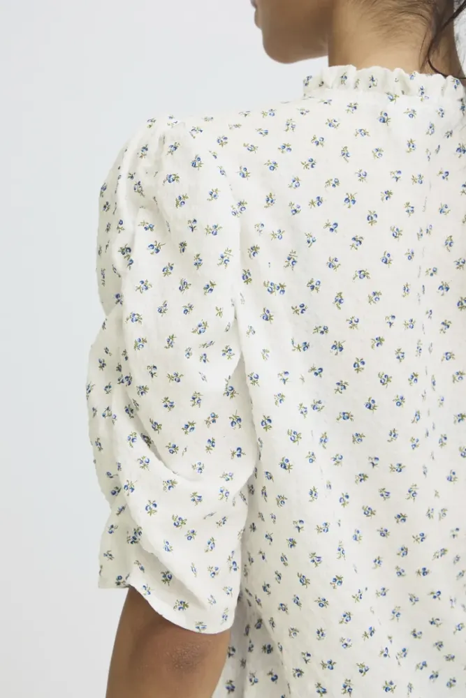 Hovedbilde BY Ffion Shirt 20819340 - White / Blue 900010596