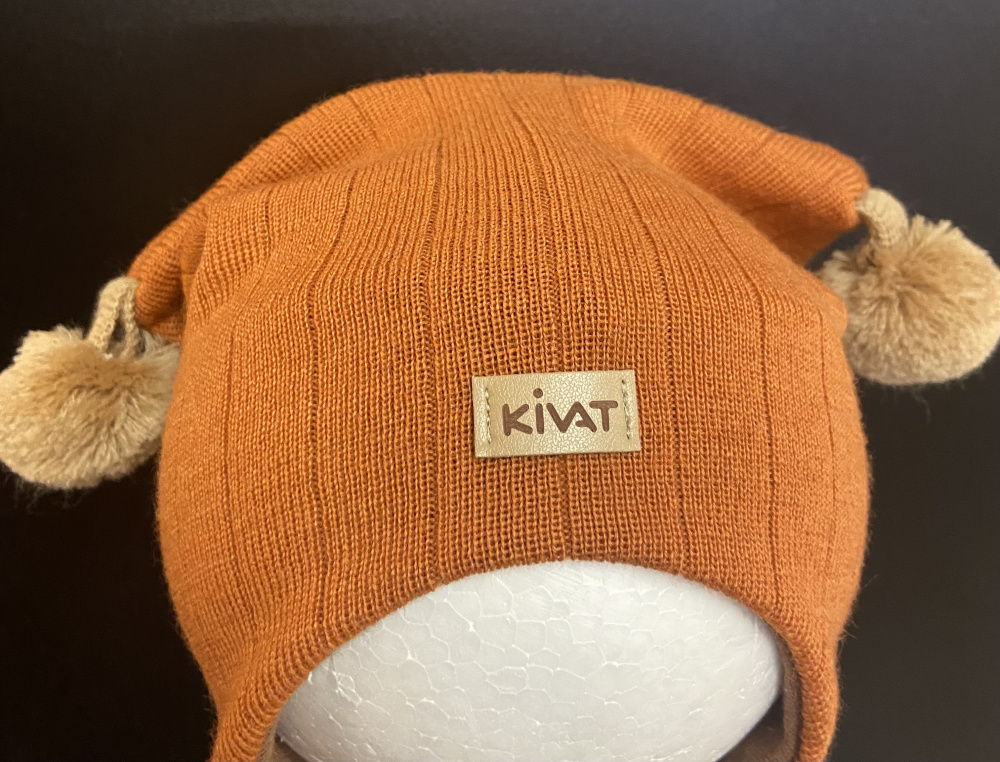 Hovedbilde KIVAT Knyte Lue - Oransje 56 - 388L