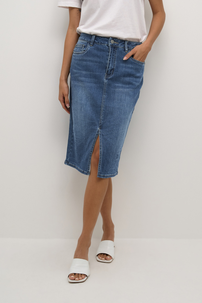Hovedbilde KAKarla Denim Skirt 10507621 - Medium Blue 102272