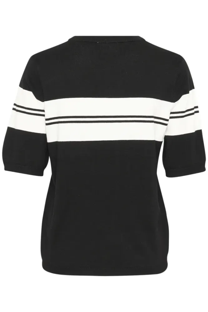 Hovedbilde KALizza O-neck Pullover 10508410 - Black/Chalk 107916