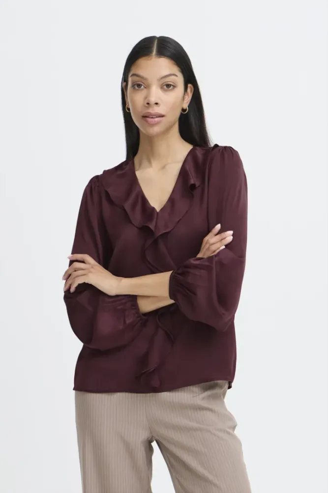 Hovedbilde BYIgomi Blouse 20818095 - Port Royale 191627