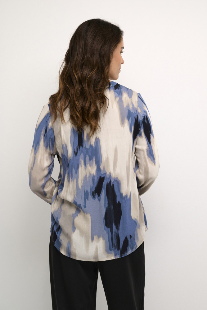 Hovedbilde KABeathe Blouse 10508895 - Blue Abstract 106180