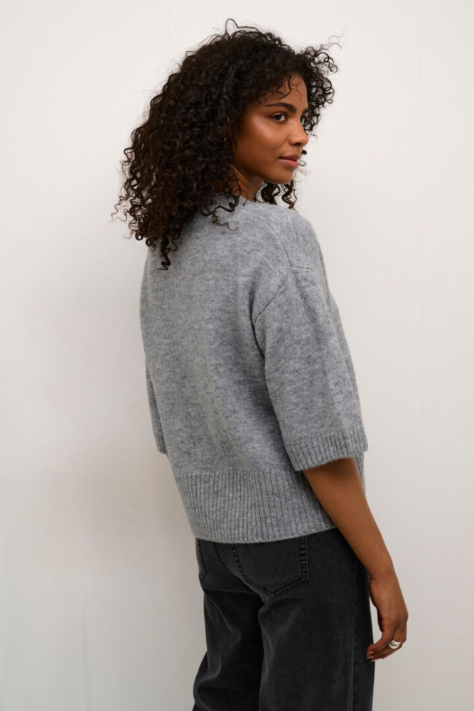 Hovedbilde KARosie Knit Cardigan 10509480 - Grey Melange 100123