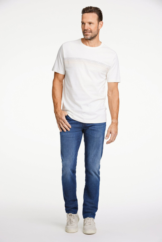 Hovedbilde BISON O-neck Tee 80-400112 - Off White