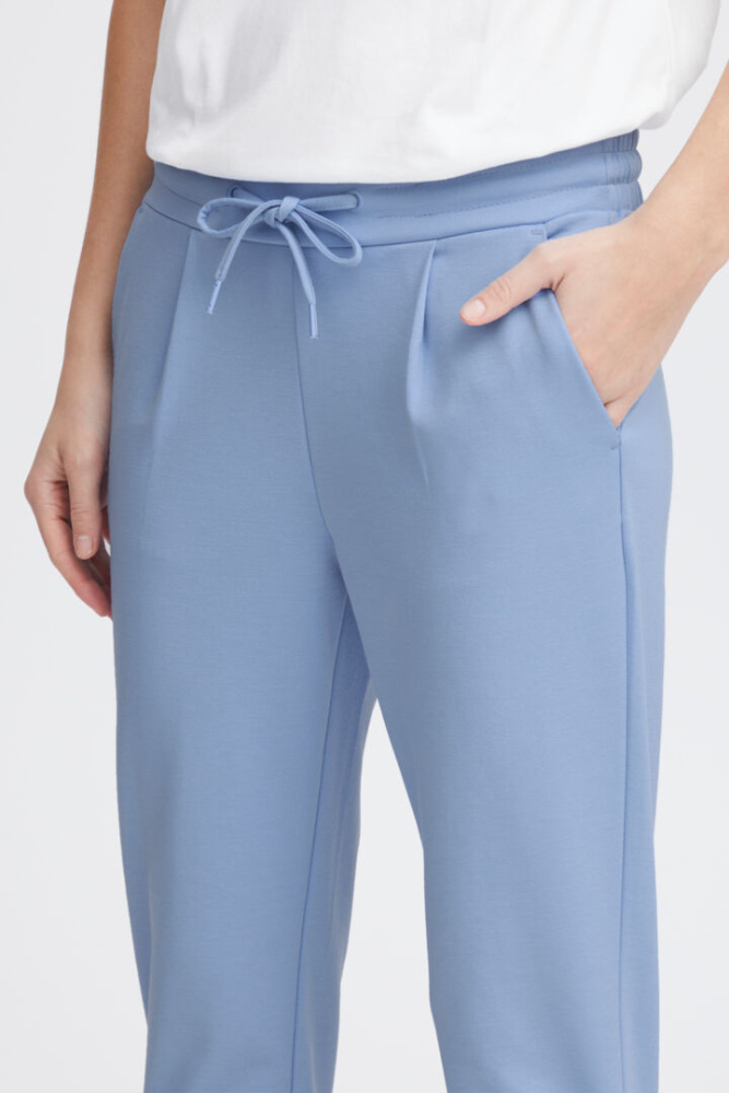 Hovedbilde IHKATE Cropped Pants 20104757 - Della Blue 164020