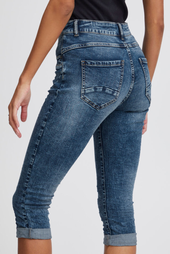 Hovedbilde BXKaily Capri Jeans 20809303 - Mid Blue 200461