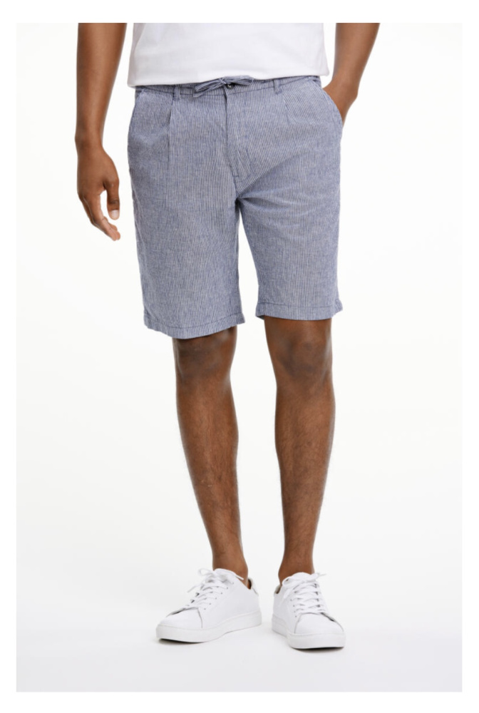 Hovedbilde LINDBERGH Linen Shorts 30-505030 - Blue Striped