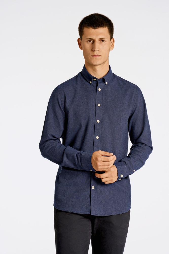 Hovedbilde LINDBERGH Brushed Shirt 30-203634 - Navy Melange