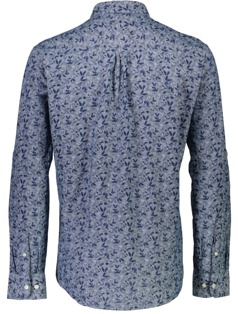 Hovedbilde BISON Cotton/Linen Shirt 80-202190 - Blue