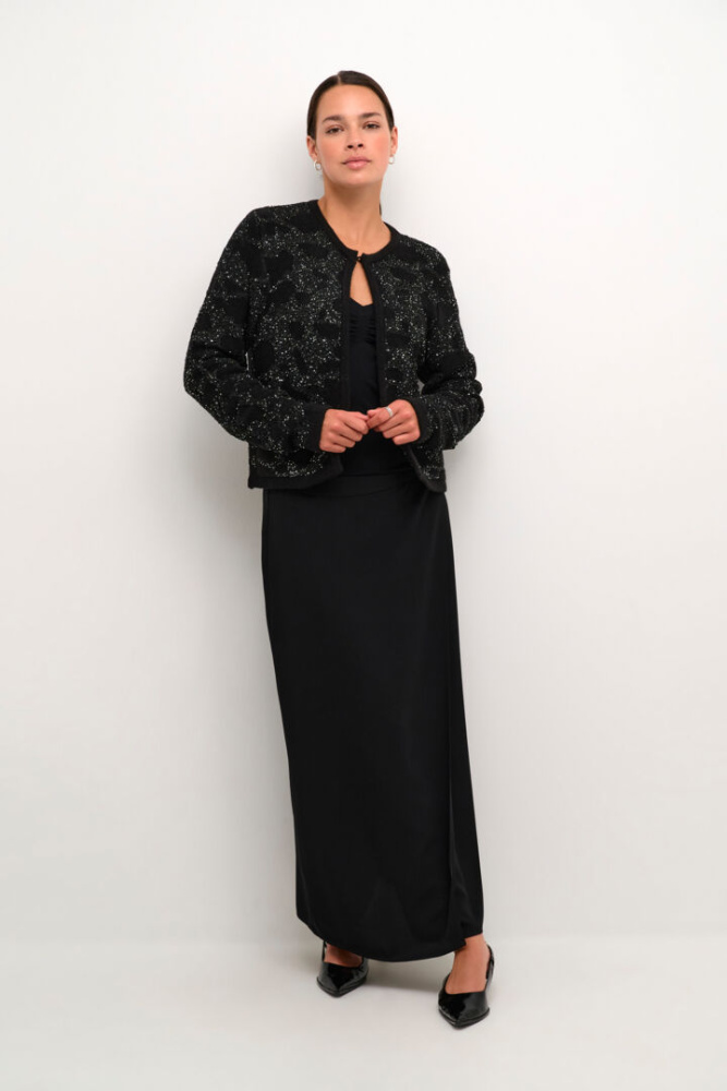 Hovedbilde KAmirana Cardigan KAFFE 10509342 - Black Deep