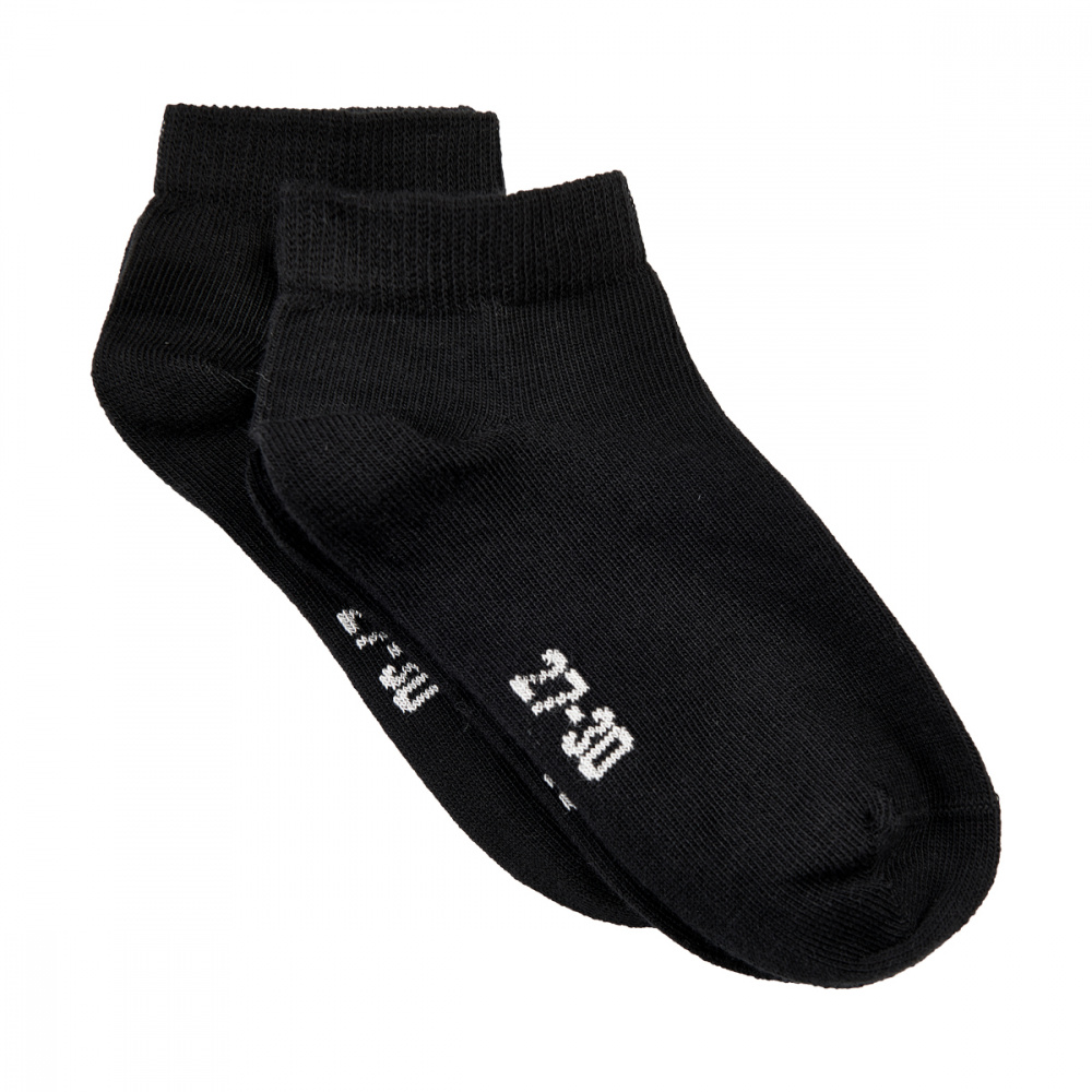 Hovedbilde MINYMO Basic 2pk Ankelsokker - Sort 106 - 5076