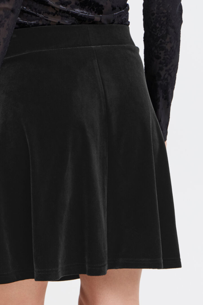 Hovedbilde BYPerlina Velour Skirt 20815934 - Black 200451