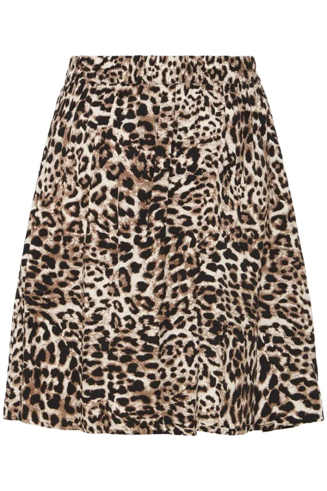 Hovedbilde BYMmjoella Short Skirt 20816525 - Birch Leopard 204522