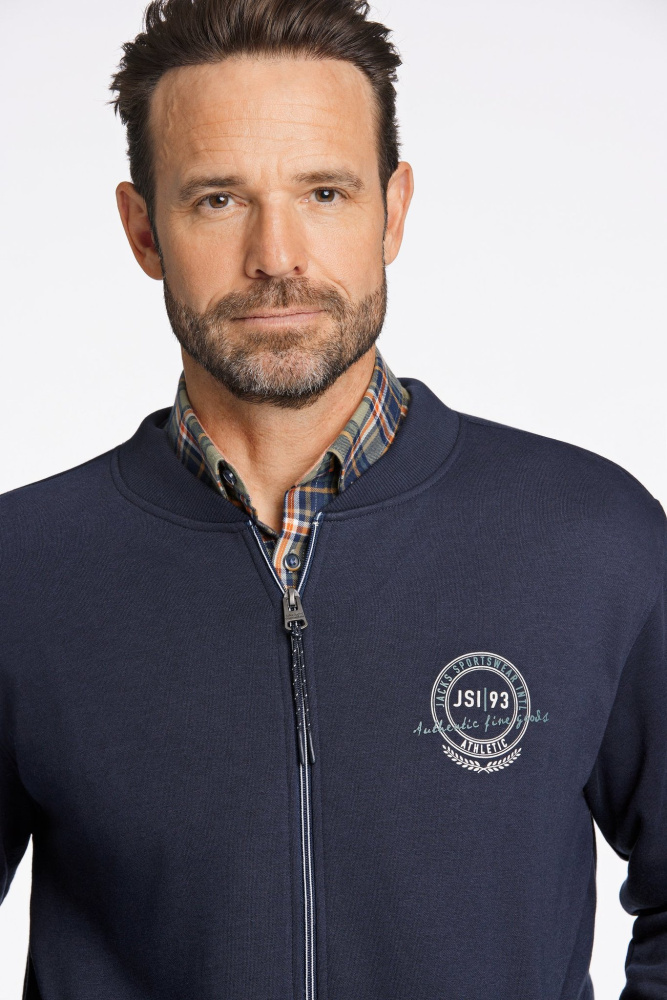 Hovedbilde Jacks Cardigan W. Baseball Collar 3-700039 - Navy