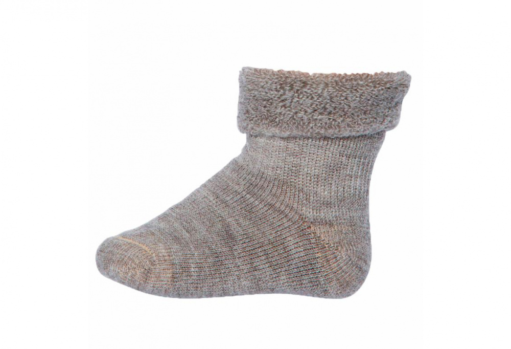 Hovedbilde MP Tykke Ullsokker 722 - Light Brown Melange 202 