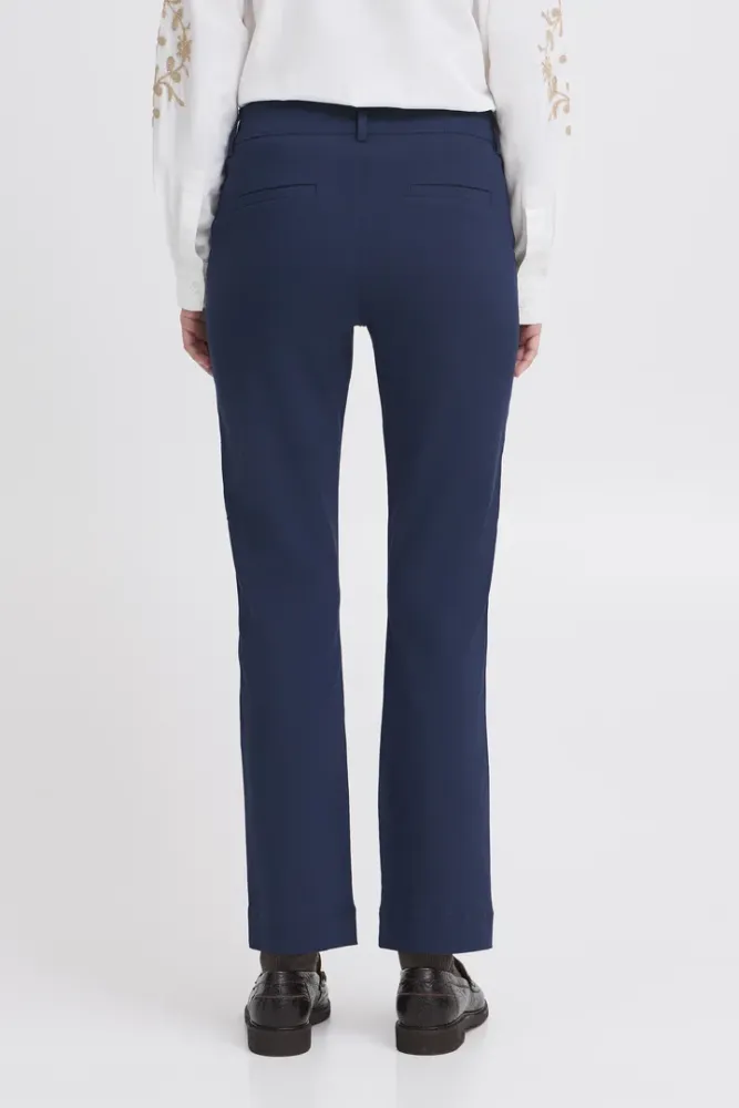 Hovedbilde BYDIXI Straight Pants 20816978 - Navy 194020