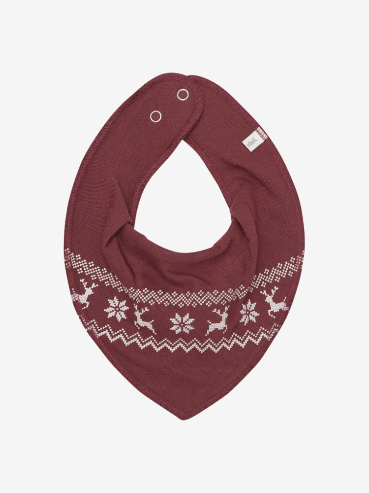Hovedbilde Pippi Bandana Bib 3 Pk 6655 - New Maroon 4527