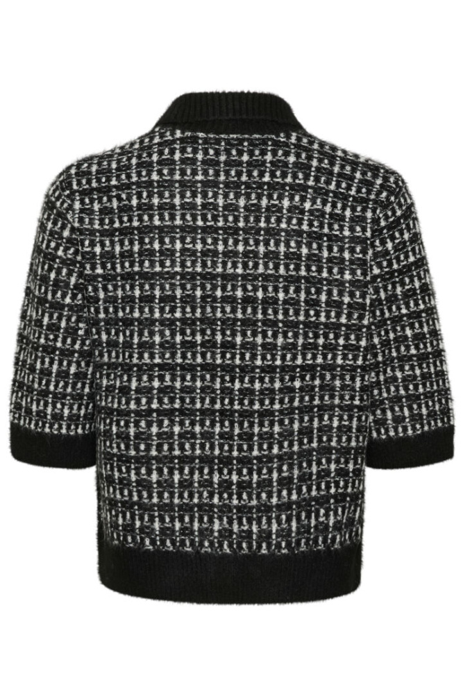 Hovedbilde KABirte Knit Cardigan 10509420 - Black/Turtledove 106817